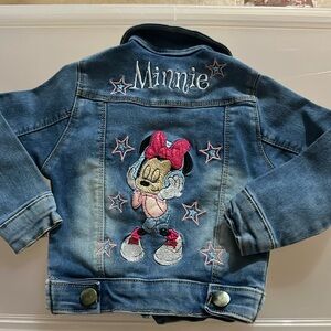 Minnie mouse Jean jacket size 12 months 18 months
